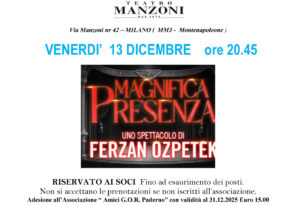 Microsoft Word - MAGNIFICA PRESENZA  Veneredì 13 DICEMBRE 2024 -